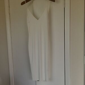 Elegant White Midi Dress